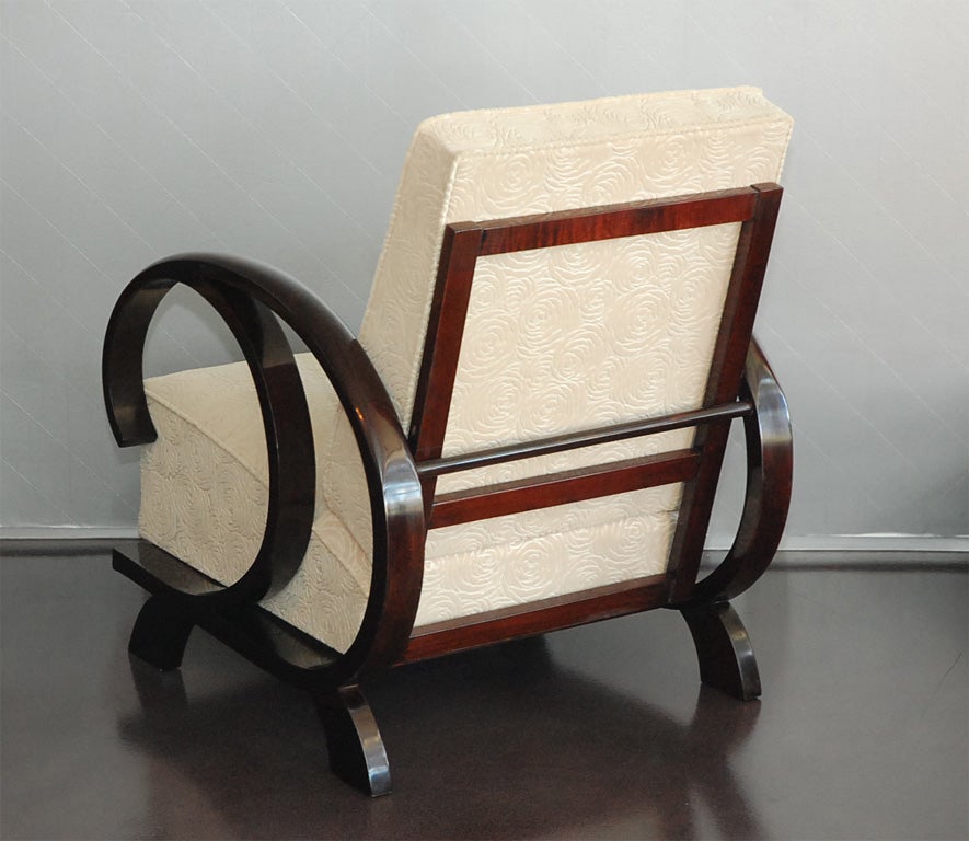 Metà XX secolo Sedie da salotto Art Deco