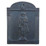 French Iron Chimney Plaque