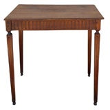 Walnut Directoire Style Side Table