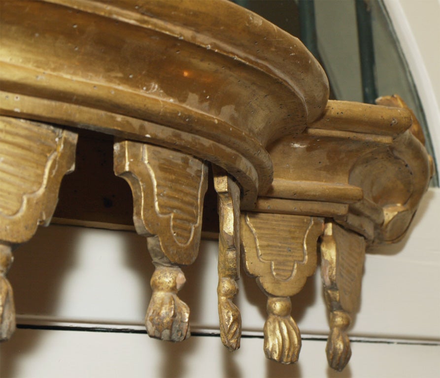 18th Century and Earlier Tuscan bed corona/