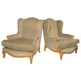 Pair of Louis XV-Style Bergeres