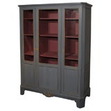 Vintage Louis XVI Style Gilt Bronze Mounted and Polychromed Bibliothèque