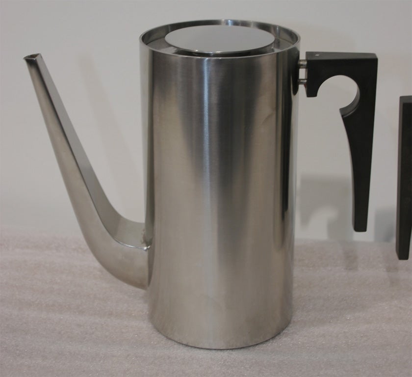 Stainless Steel Cylinda Small & Large Coffee Pot