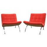 Pair of Milo Baughman Lounge Chairs