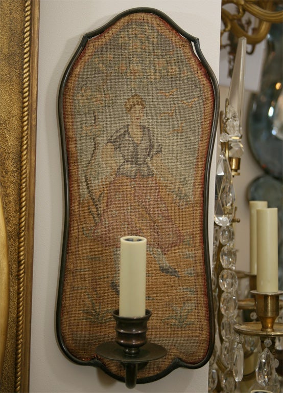 Pair of English Queen Anne Style Sconces