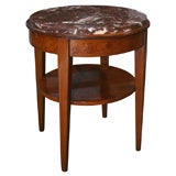 FRENCH WALNUT GUERIDON TABLE