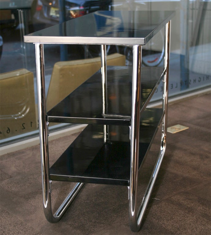 Pair of Art Deco End Tables by Wolfgang Hoffman 2
