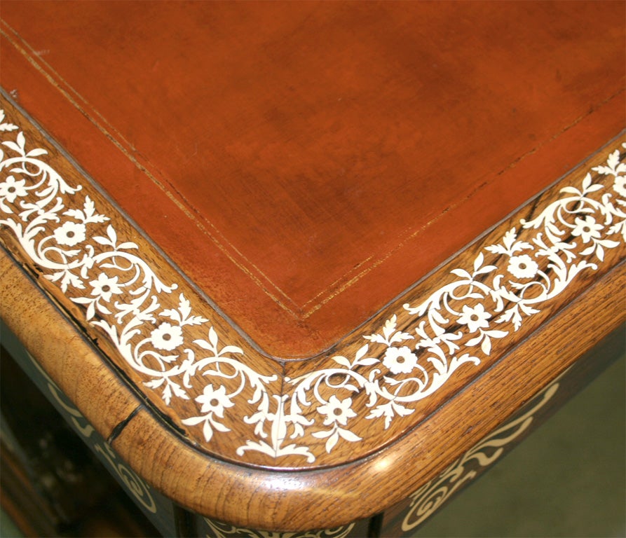 An Unusual George Iv Ivory-inlaid Double-sided Library Table 2