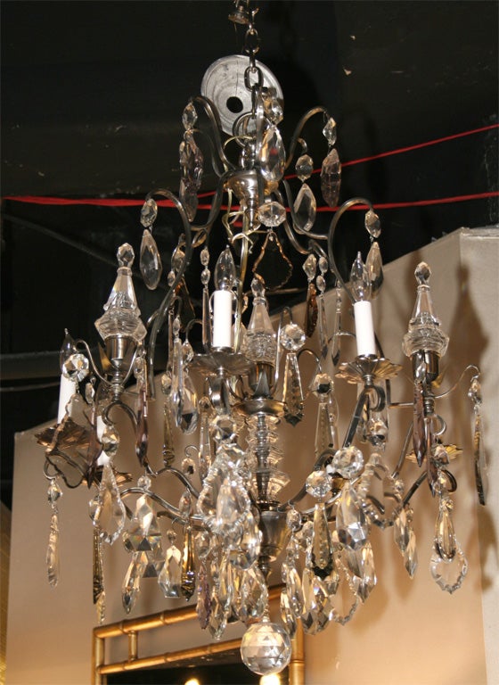 Late 19th Century Louis XV Style Crystal Chandelier