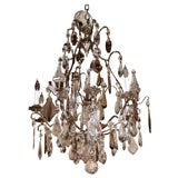 Antique Late 19th Century Louis XV Style Crystal Chandelier