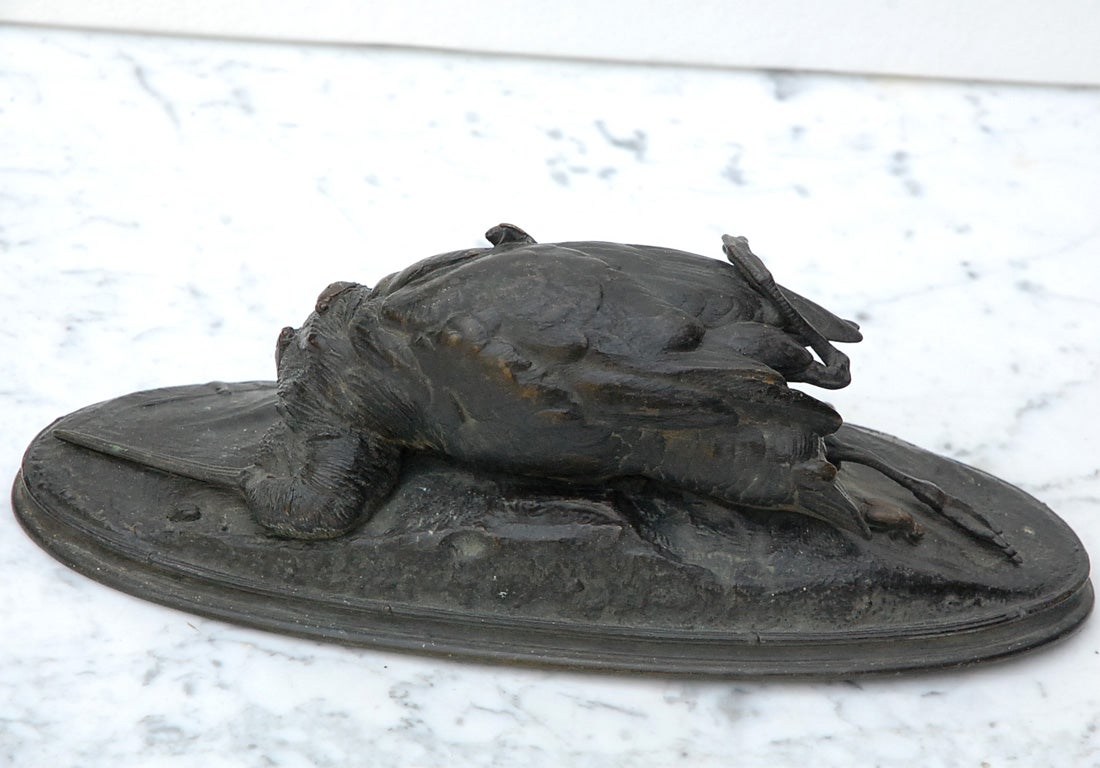 19th Century Bronze Bird Sculpture 3