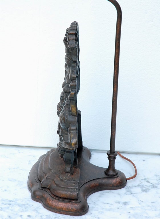 Cast Iron Doorstop Lamp 1