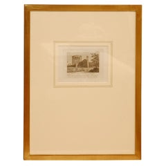 18th Century Copperplate Engravings of Architectural Scenes