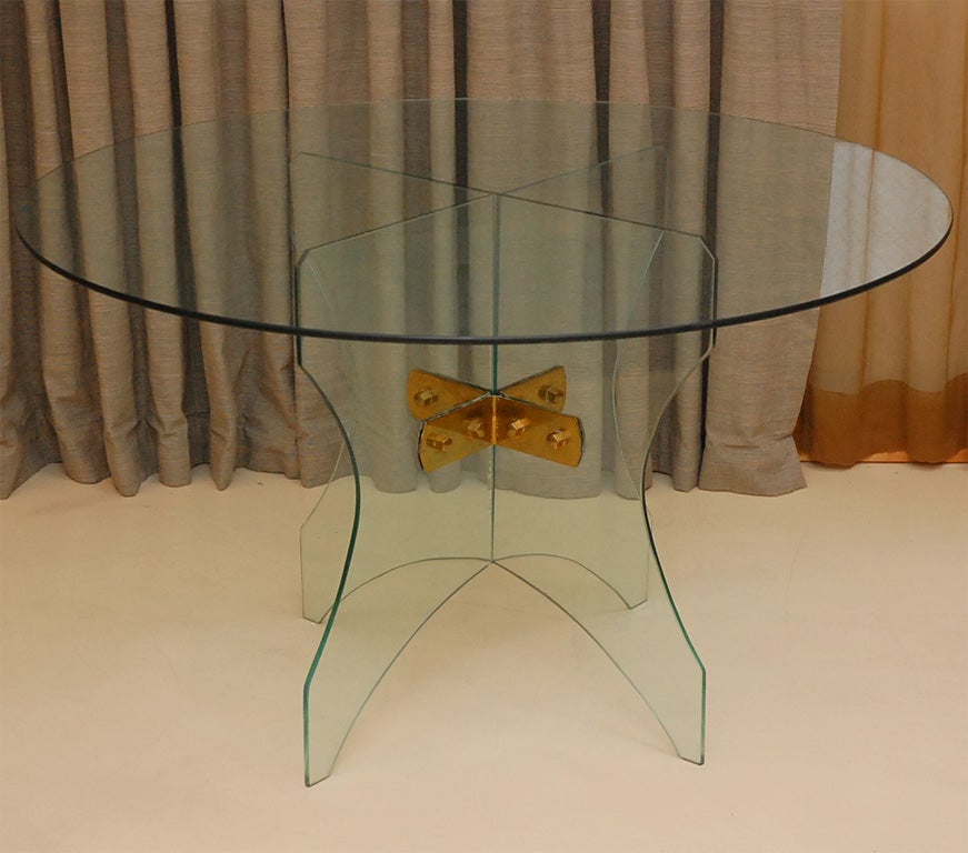 Round Glass Table