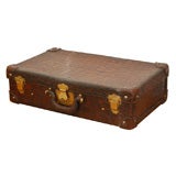 C. 1900 Alligator Suitcase--Mint