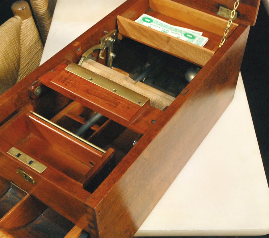 English Antique cash box. For Sale