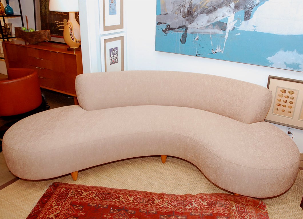 20th Century Limited Edition Kidney Shaped Sofa