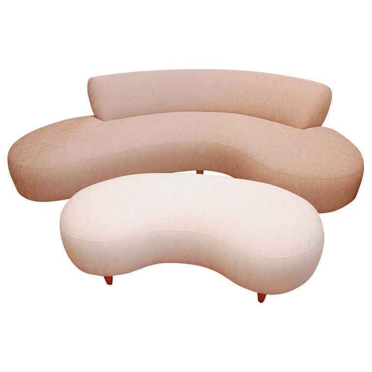 Limited Edition Kidney Shaped Sofa