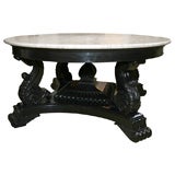 A Finely Carved Anglo-Indian William IV Period Center Table