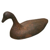 Vintage Iron Duck Decoy