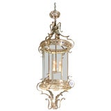 Antique 19th Century French Silver Lantern Circa 1890