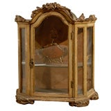 Antique 18th Century Painted Venetian Petite Vitrine