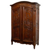Late 18th Century Walnut Armoire from Avignon