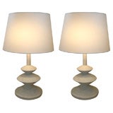 Pair of Plaster Lamps