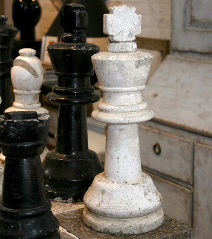 Stone and Cement Garden Chess Set 5