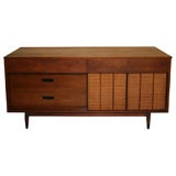 Vintage Handsome 50's Modern Walnut Dresser