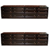 Pair of Dark Mahogany Drexel Chests Pair of Dark Mahogany Drexel Chests