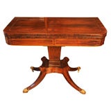 A Regency Rosewood Inlaid Games Table