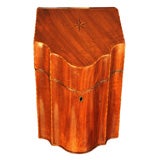 George III Mahogany Inlaid Letter Box