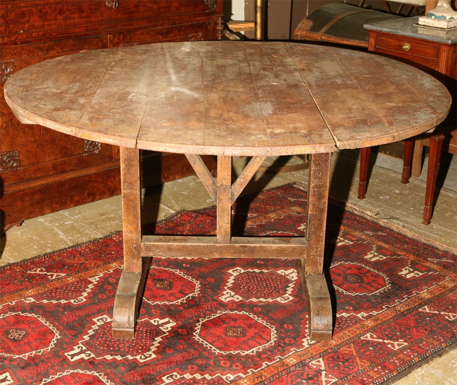 19th C French Wine Tasting Table