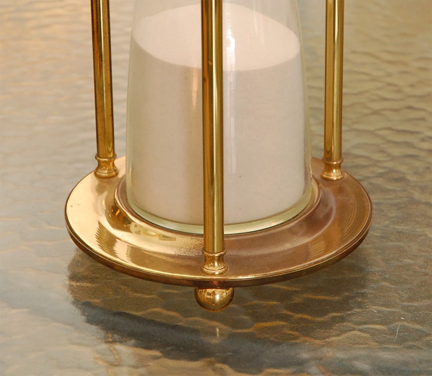 hourglass brass