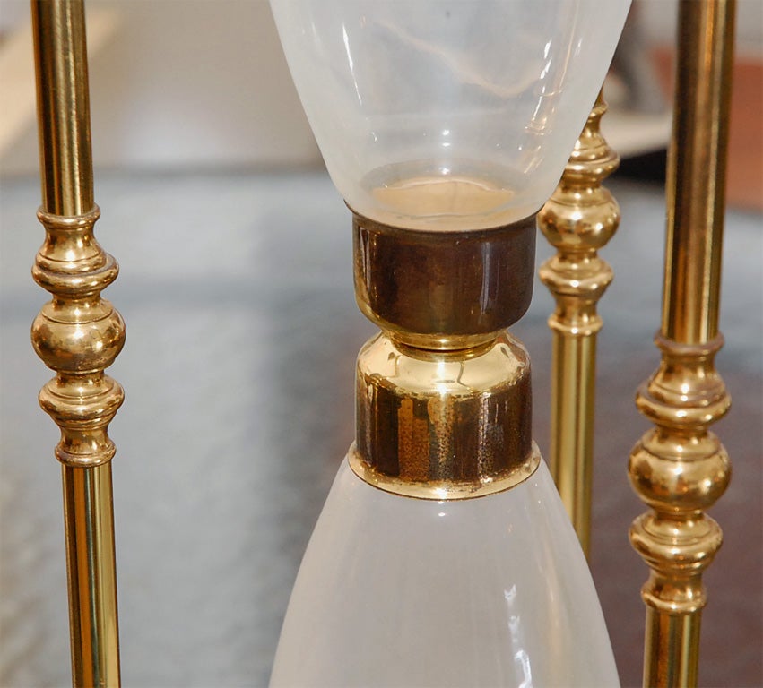 American Large brass hourglass/ clessidre