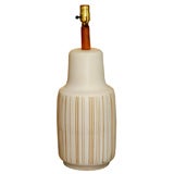 Gordon Martz  studio ceramic/pottery  table lamp signed.