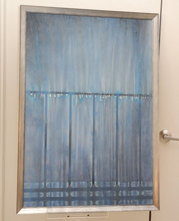 "Fire Escape" Oil on Canvas by Lauren MacIver