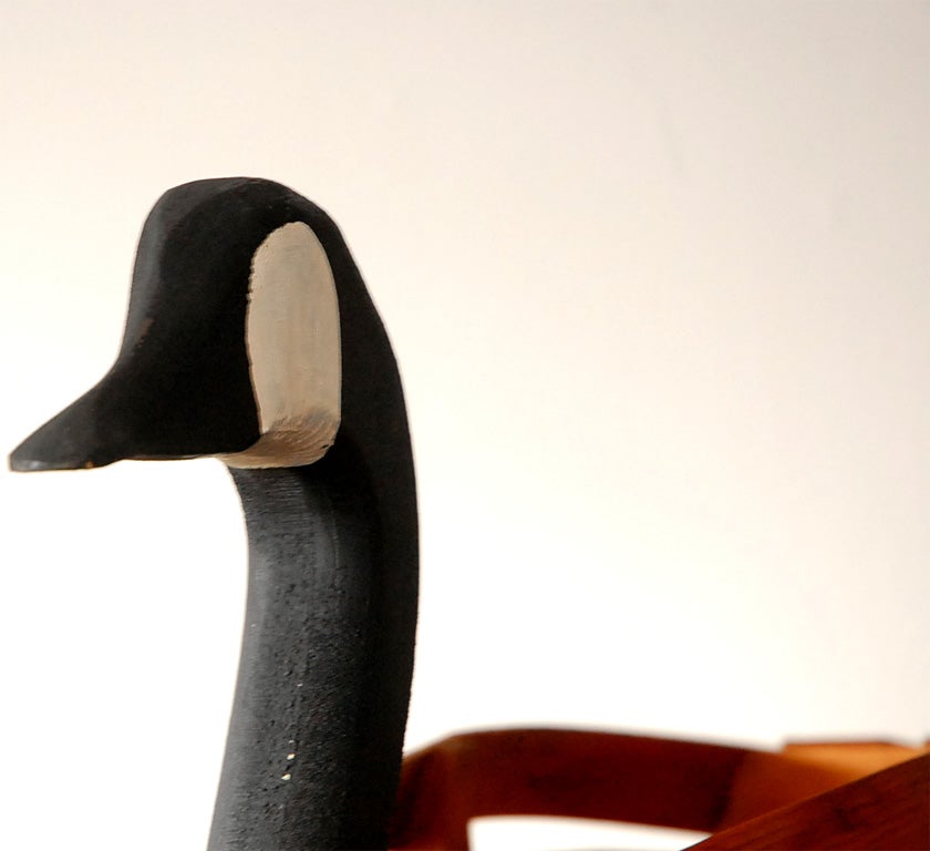 EARLY 20TH C. DUCK PLANTER FROM NEW ENGLAND 1