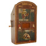 Antique 19TH C. FRENCH ORIGINAL PAINTED MUSIC BOX CASE