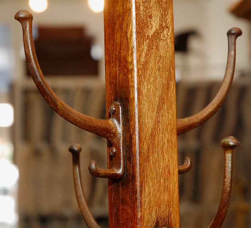20th Century EARLY 20THC  COAT TREE/RACK IN ORIGINAL OLD SURFACE