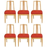 Set of 6 Walnut Chairs