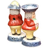 Antique Staffordshire Toby Form Salt and Pepper