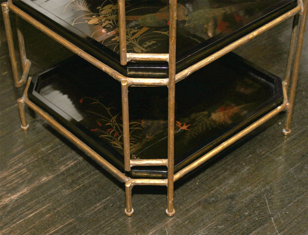 Dore Bronze Four Tier Occasional Table by Maison Jansen For Sale 3