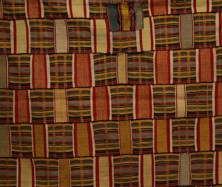 20th Century Kente Cloth from Ghana