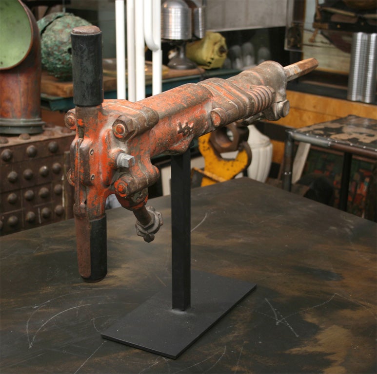 Mid-20th Century Mid Century Jack Hammer mounted on Custom Stand