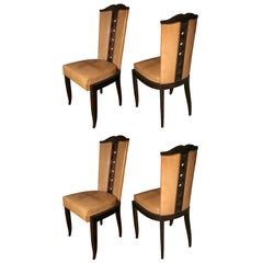 Set of Seven Art Deco Chairs by Christian Krass