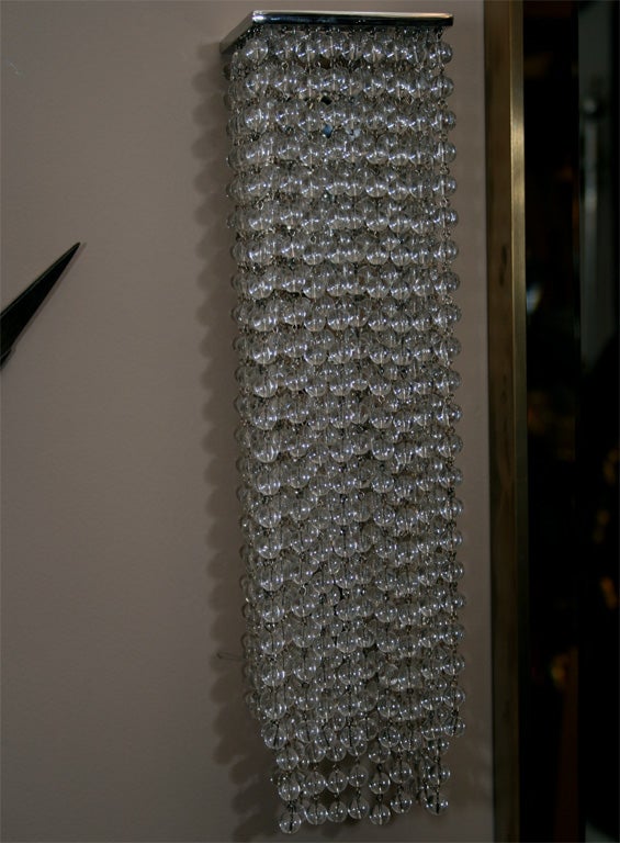 beaded sconces wall