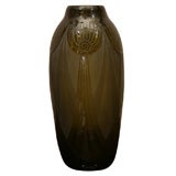 Tall Art Deco Vase by Legras (pair available)