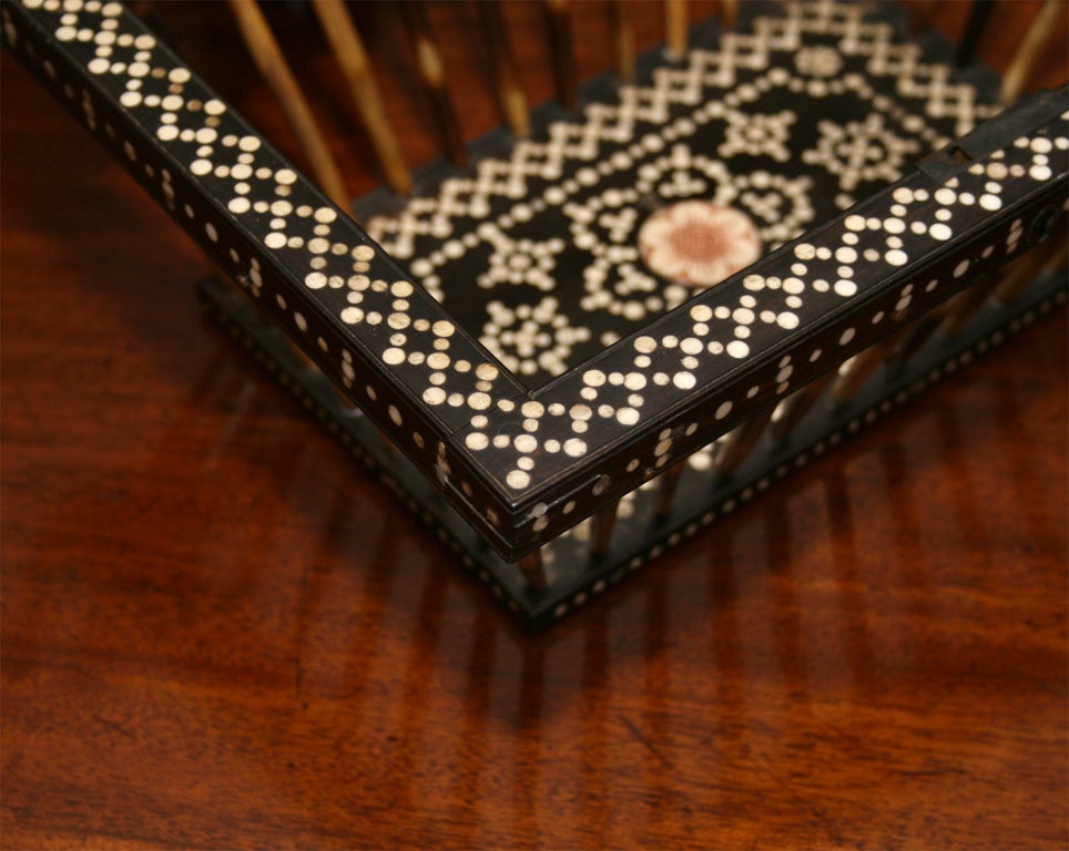 Anglo-Indian Quill Box with Elephant Inlay 2